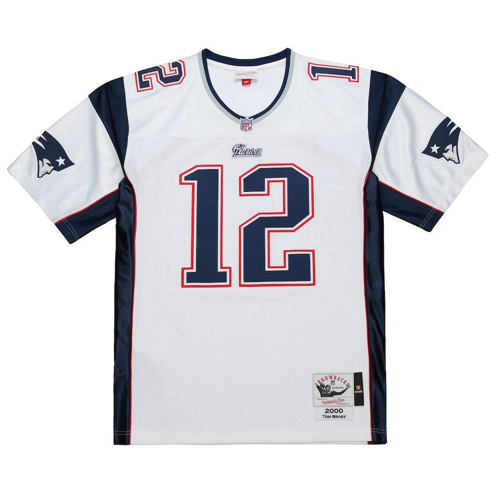 Mitchell & Ness Tom Brady New England Patriots 2000 Big & Tall Legacy Replica Jersey White