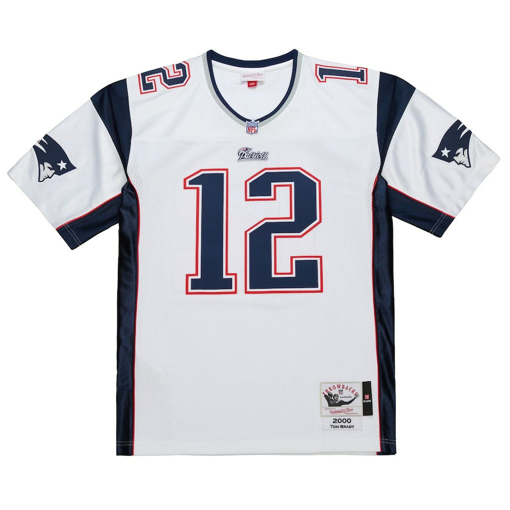 Mitchell & Ness Tom Brady New England Patriots 2000 Big & Tall Legacy Replica Jersey White