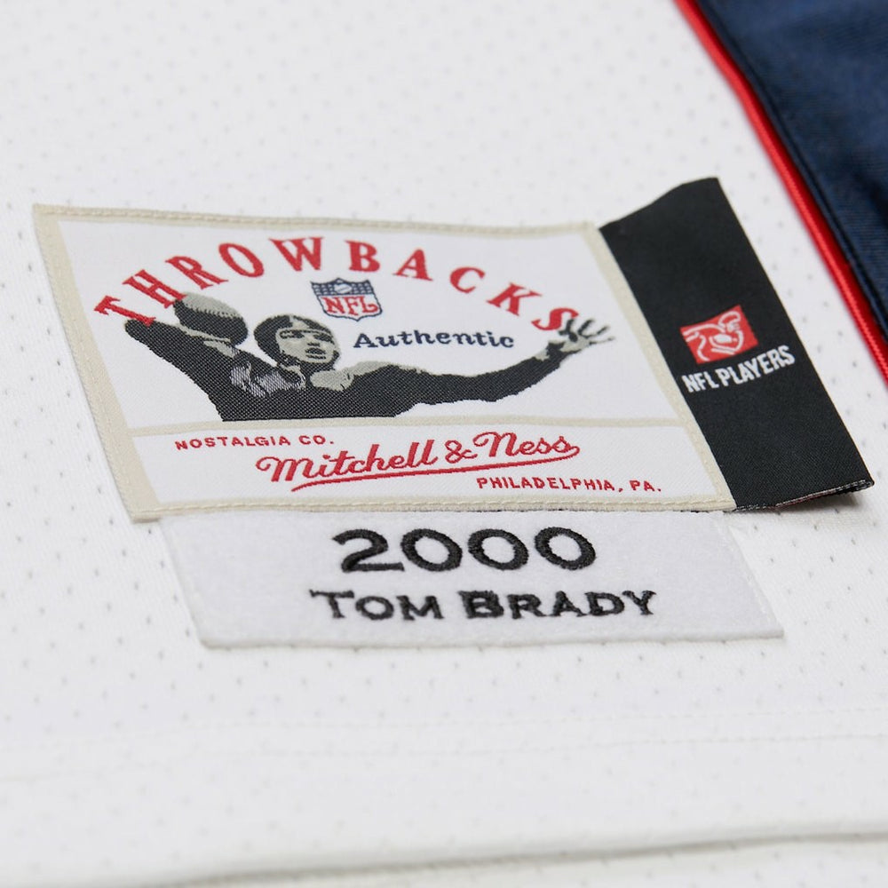 Mitchell & Ness Tom Brady New England Patriots 2000 Big & Tall Legacy Replica Jersey White