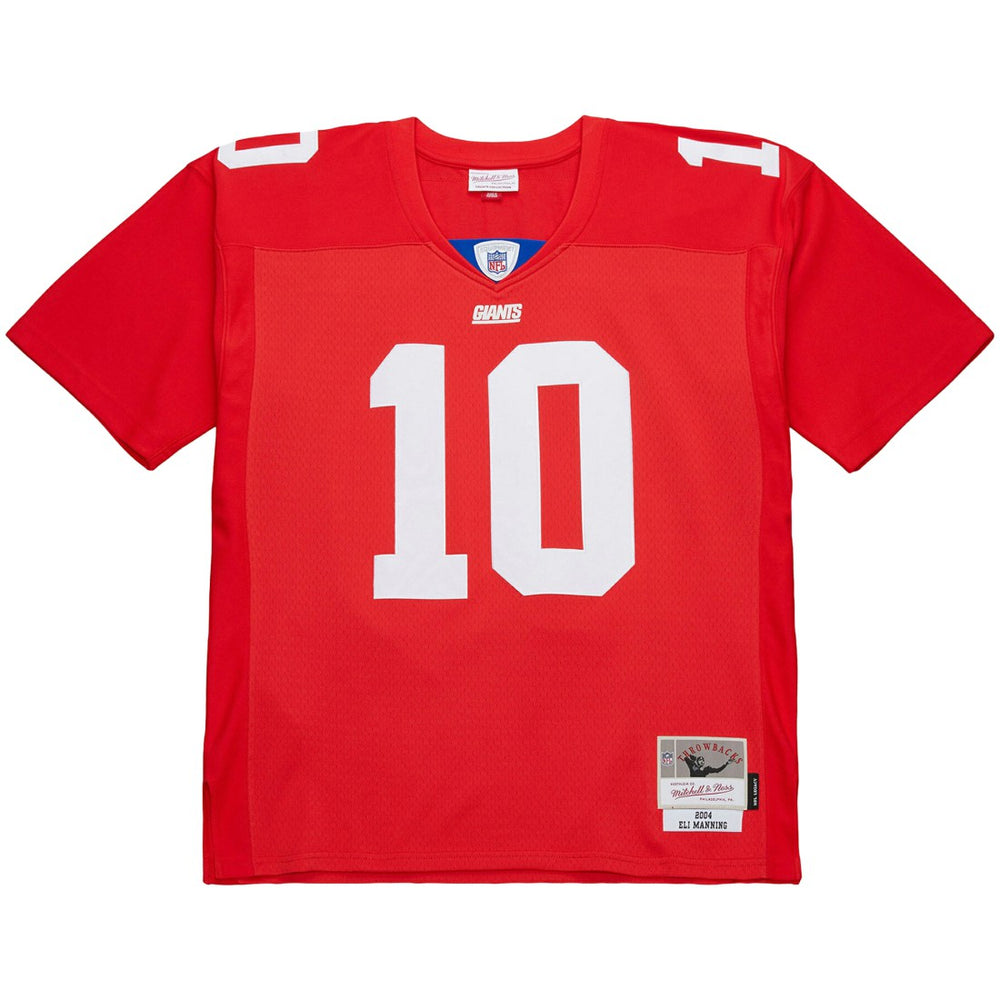 Mitchell & Ness Eli Manning New York Giants 2004 Team Legacy Retired Player Big & Tall Jersey Red