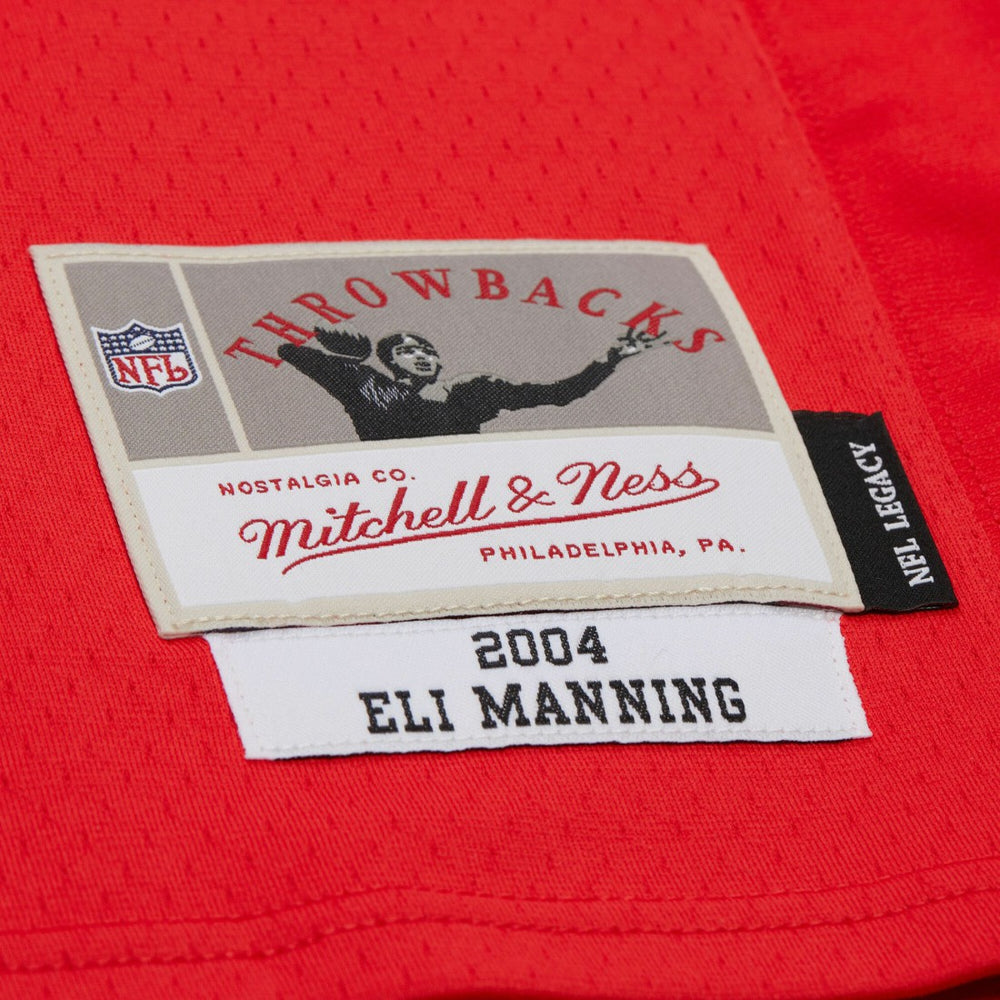 Mitchell & Ness Eli Manning New York Giants 2004 Team Legacy Retired Player Big & Tall Jersey Red
