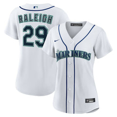 Cal Raleigh Seattle Mariners Nike Women's Home Replica Jersey - White - Nike Discount