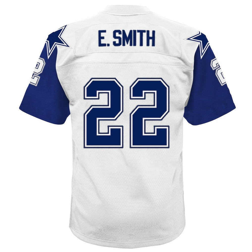 Mitchell & Ness Emmitt Smith Dallas Cowboys Youth 1994 Alternate Legacy Jersey White