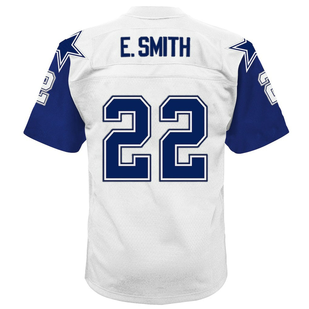 Mitchell & Ness Emmitt Smith Dallas Cowboys Youth 1994 Alternate Legacy Jersey White