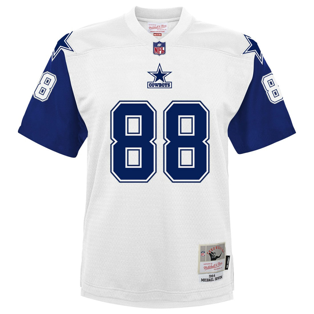 Mitchell & Ness Michael Irvin Dallas Cowboys Youth 1994 Alternate Legacy Jersey White