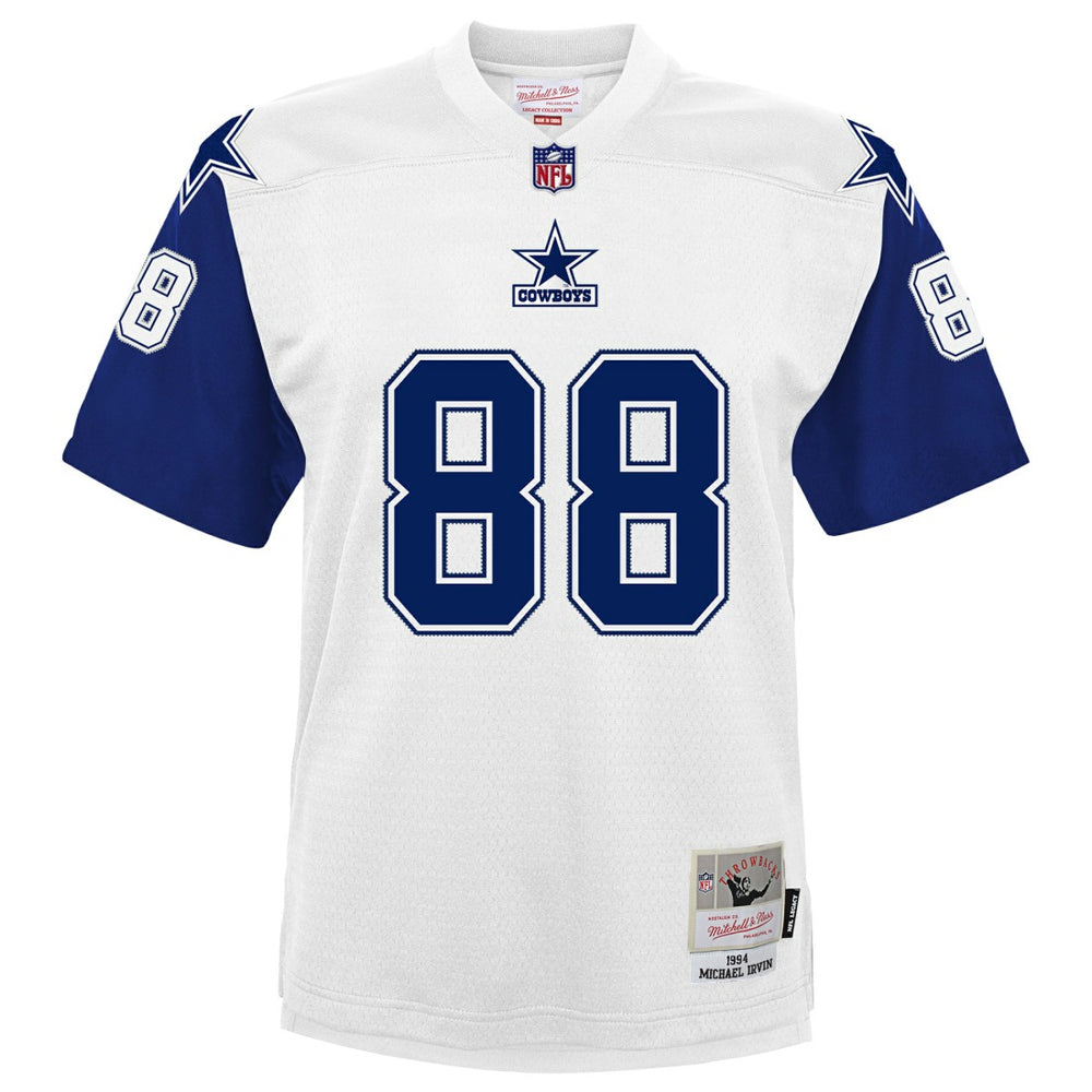 Mitchell & Ness Michael Irvin Dallas Cowboys Youth 1994 Alternate Legacy Jersey White