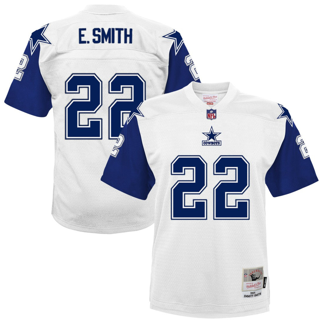 Mitchell & Ness Emmitt Smith Dallas Cowboys Preschool 1994 Alternate Legacy Jersey White