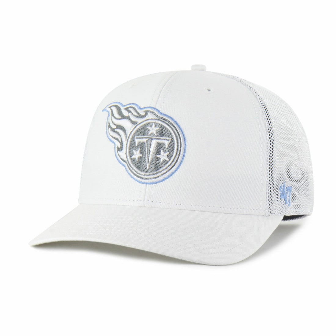 47 brand Tennessee Titans '47 Snowball Trophy Stretch Fit Hat White