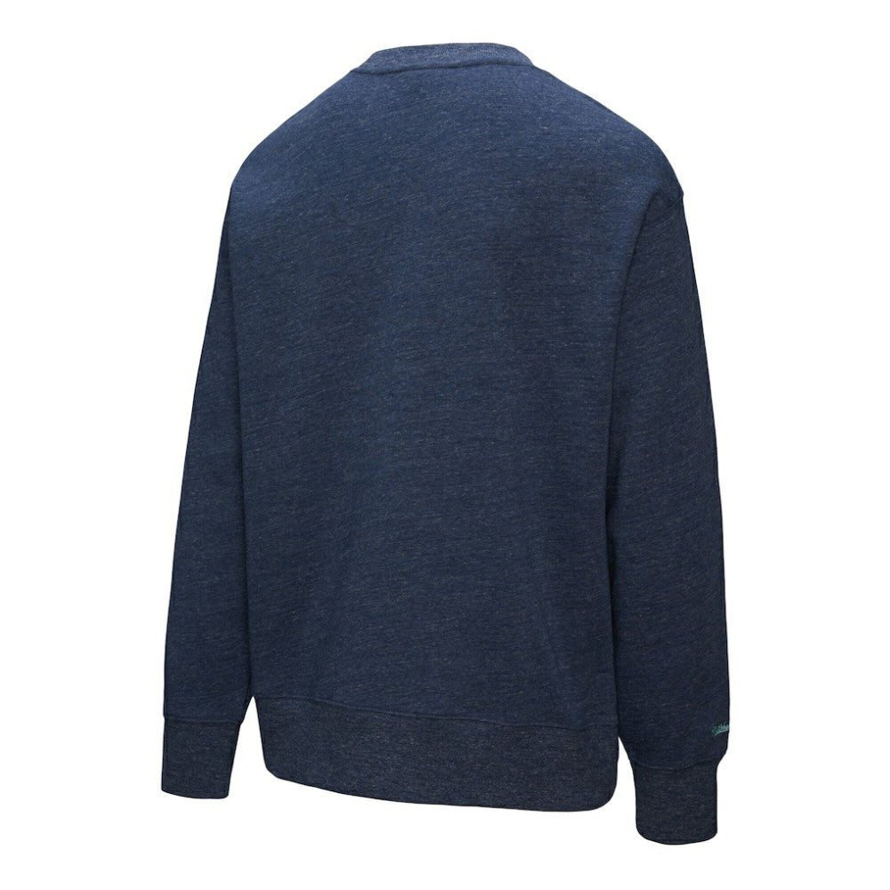 Seattle Kraken Mitchell & Ness Playoff Win Fleece Pullover Sweatshirt - Deep Sea Blue - NHL 202679021