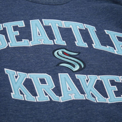 Seattle Kraken Mitchell & Ness Playoff Win Fleece Pullover Sweatshirt - Deep Sea Blue - NHL 202679021