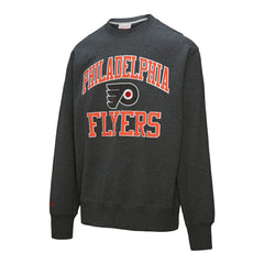 Philadelphia Flyers Mitchell & Ness Playoff Win Fleece Pullover Sweatshirt - Charcoal - NHL 202679026