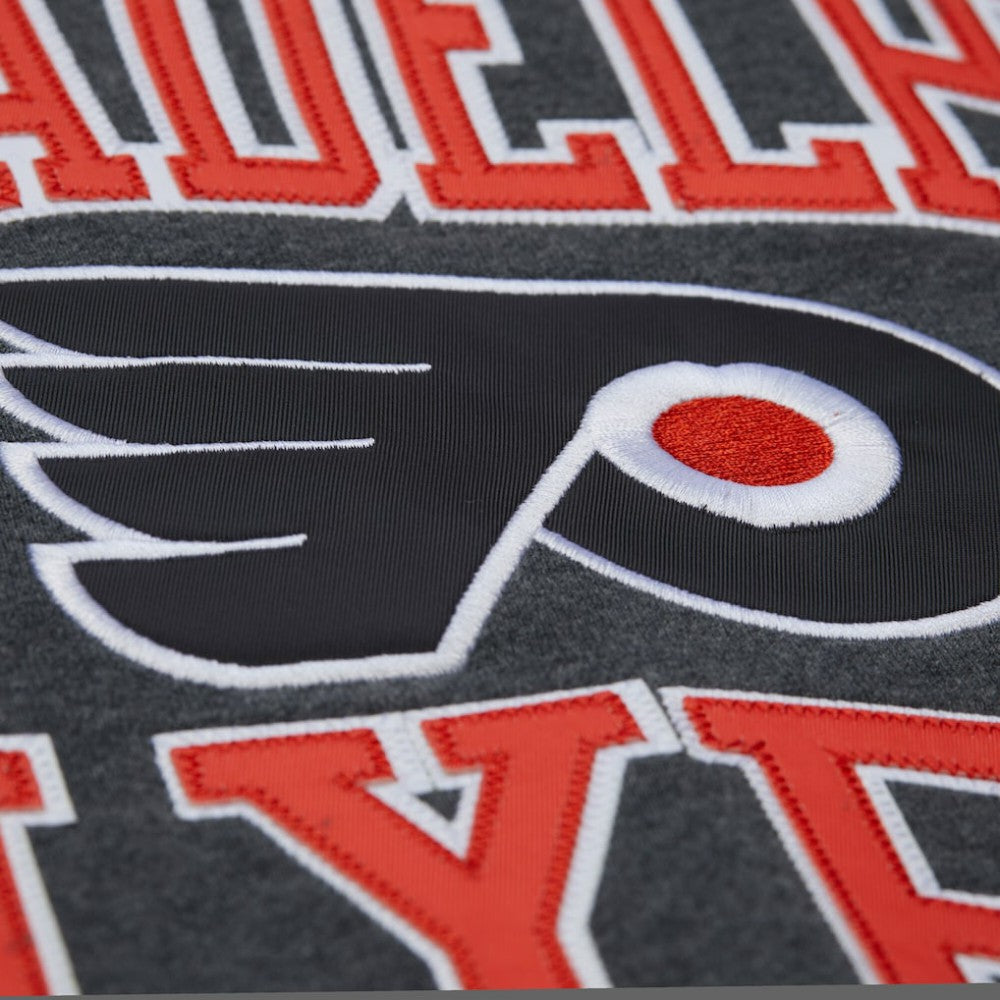 Philadelphia Flyers Mitchell & Ness Playoff Win Fleece Pullover Sweatshirt - Charcoal - NHL 202679026