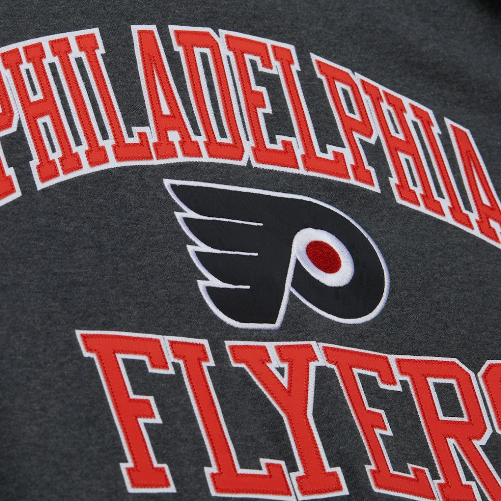 Philadelphia Flyers Mitchell & Ness Playoff Win Fleece Pullover Sweatshirt - Charcoal - NHL 202679026