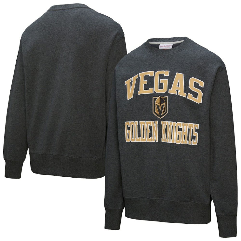 Vegas Golden Knights Mitchell & Ness Playoff Win Fleece Pullover Sweatshirt - Black - NHL 202679027