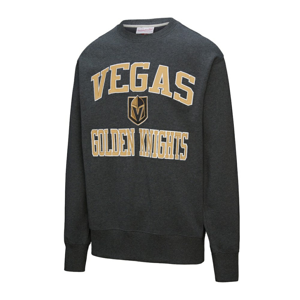 Vegas Golden Knights Mitchell & Ness Playoff Win Fleece Pullover Sweatshirt - Black - NHL 202679027