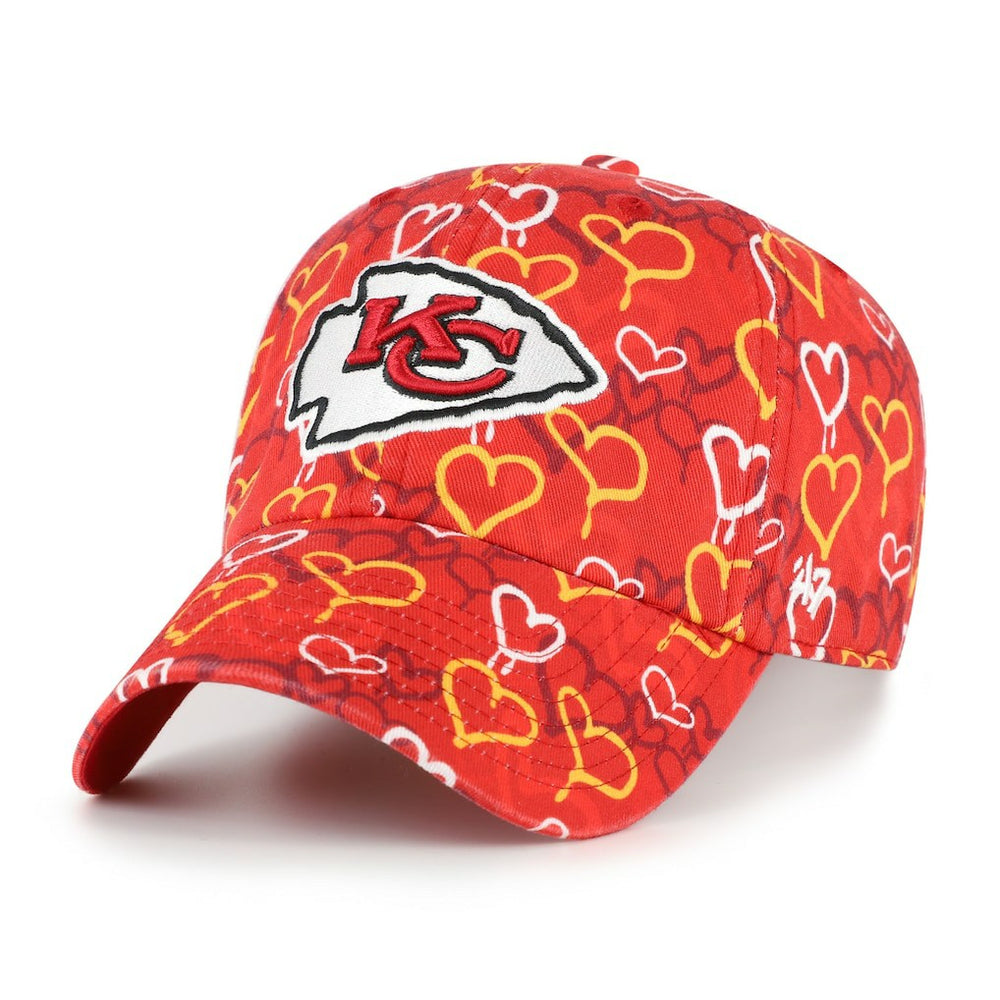 47 brand Kansas City Chiefs '47 Girls Preschool Mural Clean Up Adjustable Hat Red
