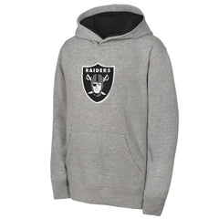 Las Vegas Raiders Outerstuff Youth Prime Hoodie Gray