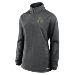 Vegas Golden Knights Fanatics Women's Authentic Pro Rink Quarter-Zip Pullover  - Charcoal - NHL 202679671