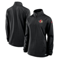 Ottawa Senators Fanatics Women's Authentic Pro Rink Quarter-Zip Pullover  - Black - NHL 202679684