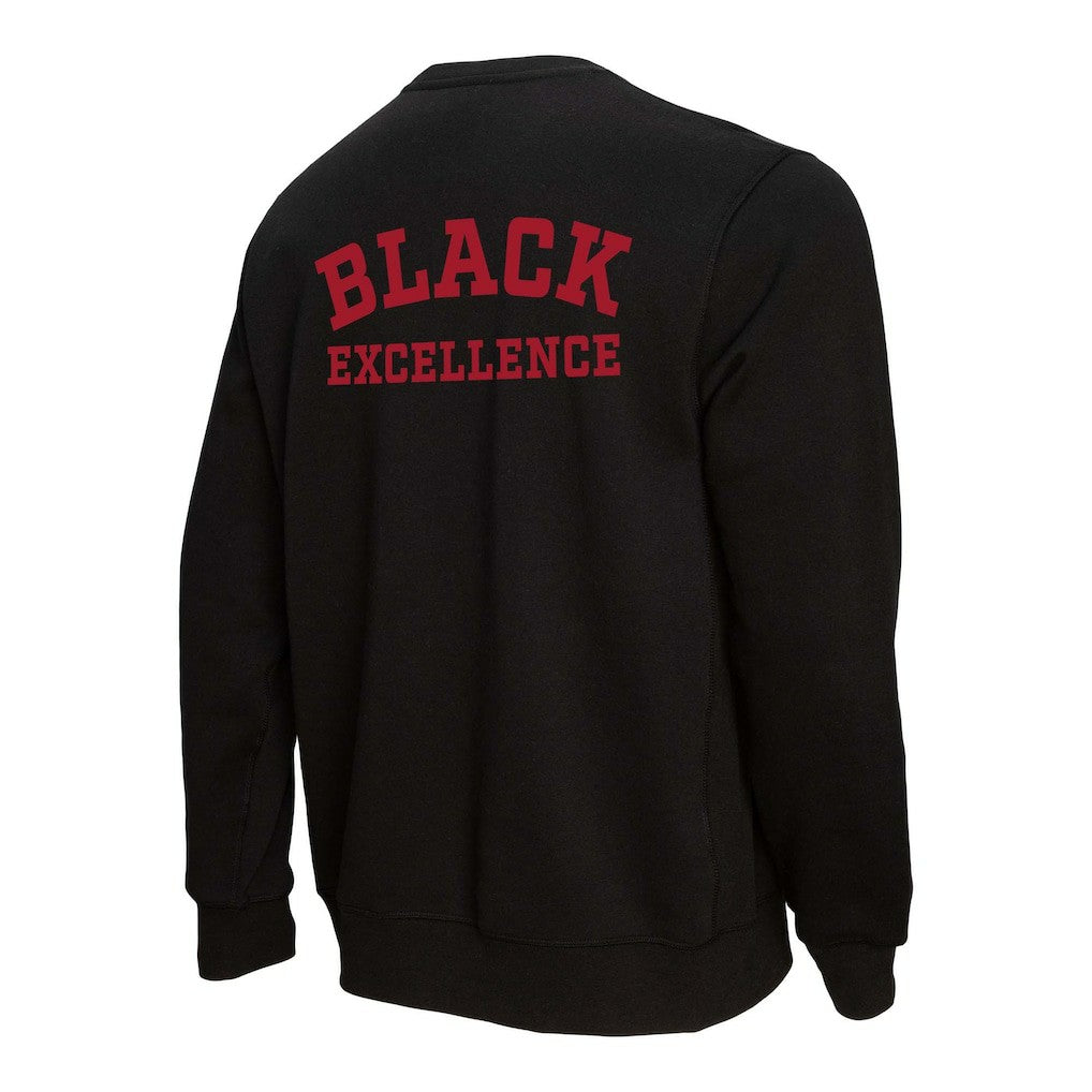 Mitchell & Ness San Francisco 49ers Unisex Black Excellence Collection Icon Pullover Sweatshirt Black