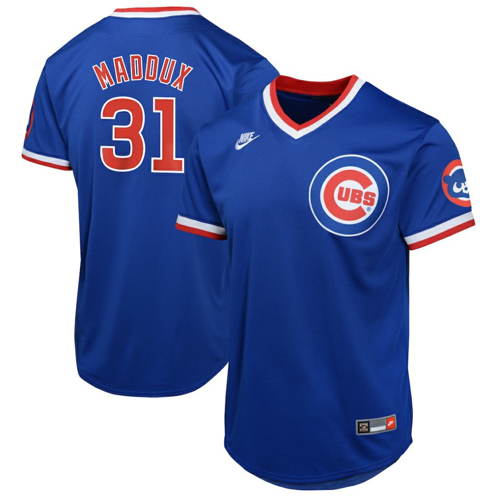 Greg Maddux Chicago Cubs Nike Youth Cooperstown Collection Limited Jersey - Royal - Nike Discount