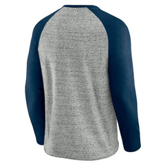 Boston Red Sox Darius Rucker Collection by Fanatics Raw Edge Raglan Long Sleeve Baseball T-Shirt - Heather Gray - Fanatics Online