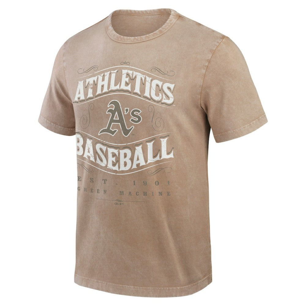 Athletics Darius Rucker Collection by Fanatics Sun Faded T-Shirt - Tan - Fanatics Online