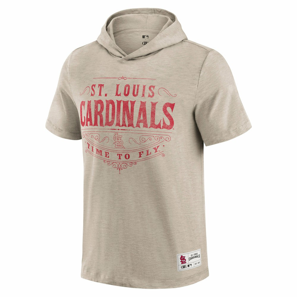 St. Louis Cardinals Darius Rucker Collection by Fanatics Hooded T-Shirt - Tan - Fanatics Discount