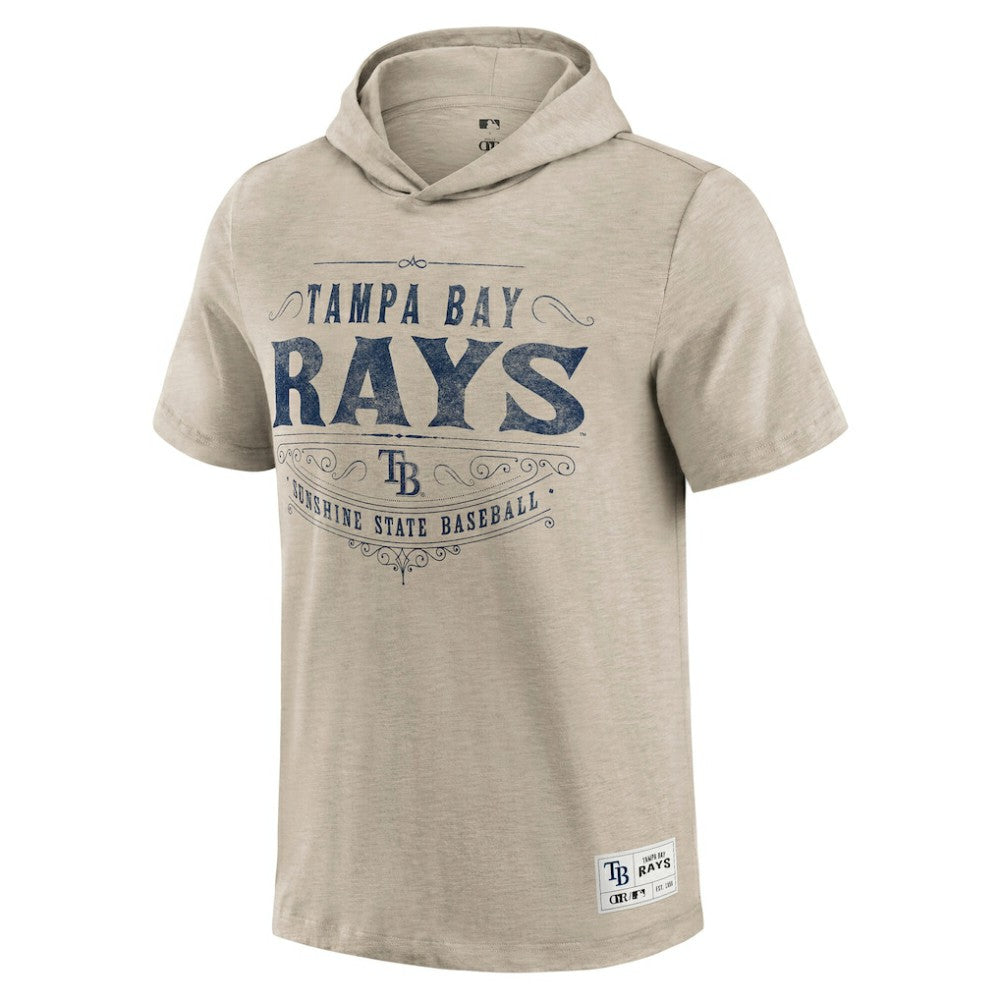 Tampa Bay Rays Darius Rucker Collection by Fanatics Hooded T-Shirt - Tan - Fanatics Discount