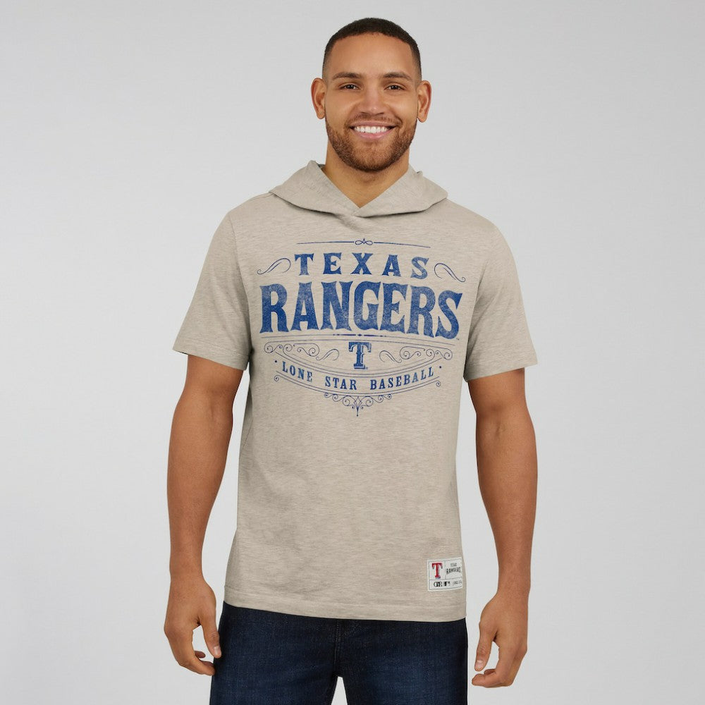 Texas Rangers Darius Rucker Collection by Fanatics Hooded T-Shirt - Tan - Fanatics Sale