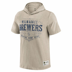 Milwaukee Brewers Darius Rucker Collection by Fanatics Hooded T-Shirt - Tan - Fanatics on Sale