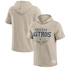 Houston Astros Darius Rucker Collection by Fanatics Hooded T-Shirt - Tan - Fanatics on Sale