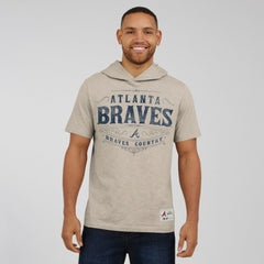Atlanta Braves Darius Rucker Collection by Fanatics Hooded T-Shirt - Tan - Fanatics Lifestyle