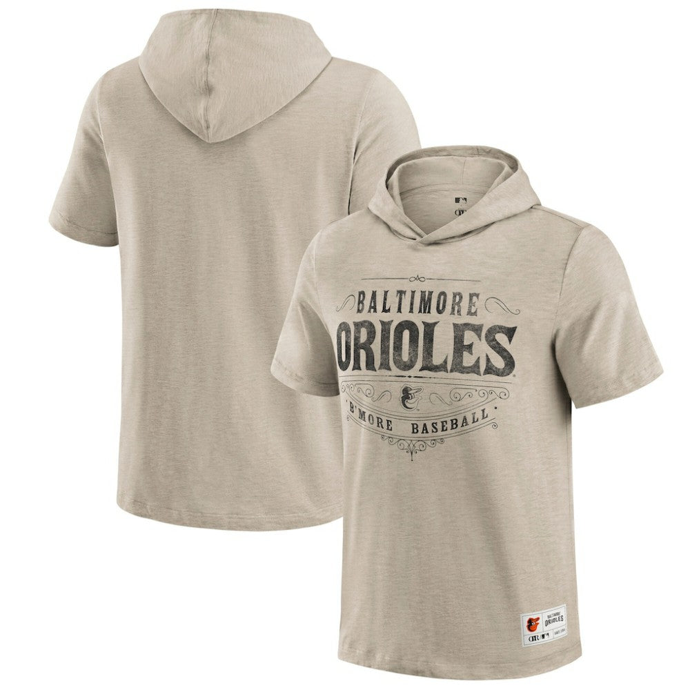 Baltimore Orioles Darius Rucker Collection by Fanatics Hooded T-Shirt - Tan - Fanatics Online