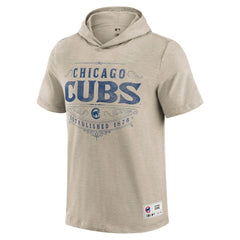 Chicago Cubs Darius Rucker Collection by Fanatics Hooded T-Shirt - Tan - Fanatics Discount