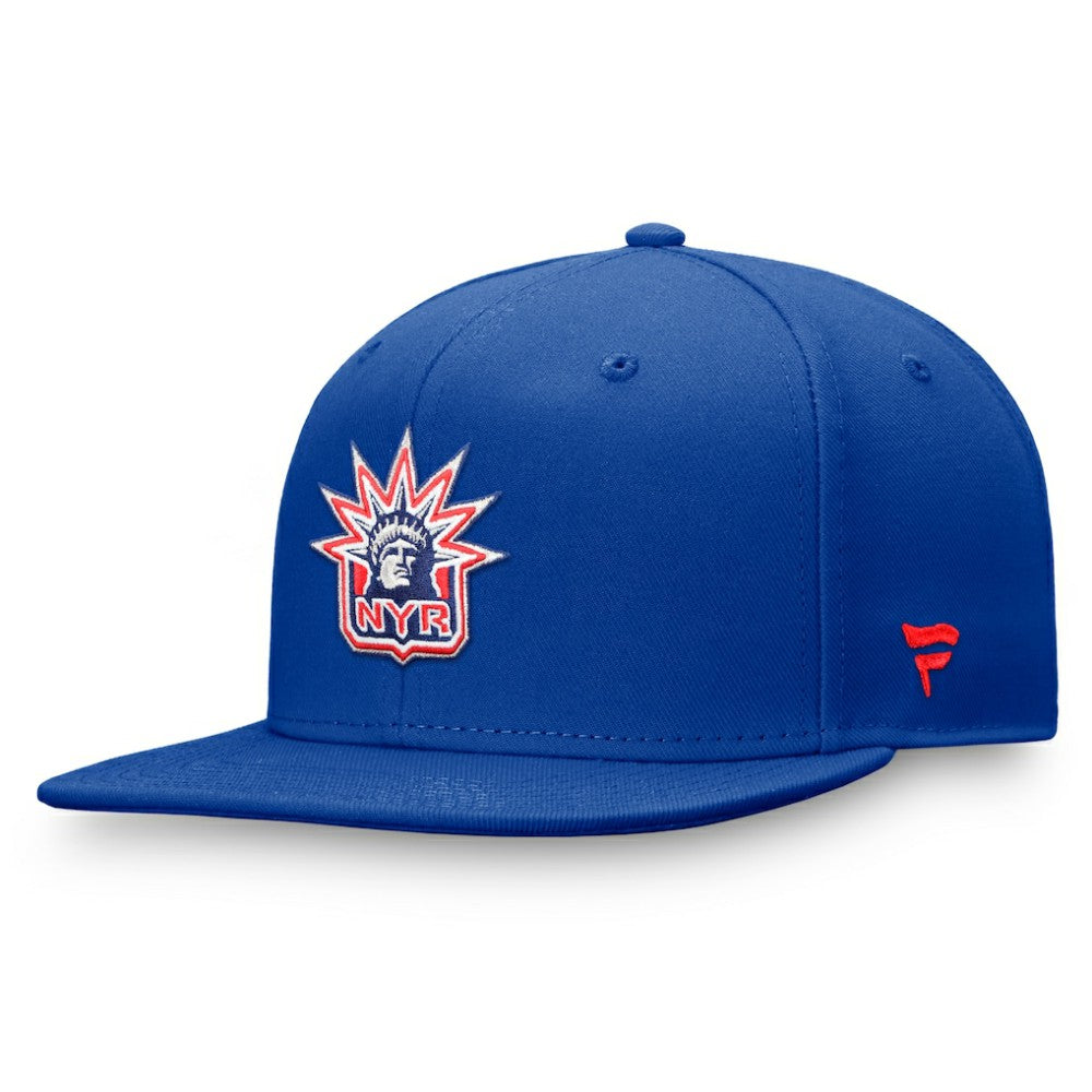 New York Rangers Fanatics Team Logo Fitted Hat - Royal - NHL 202682151
