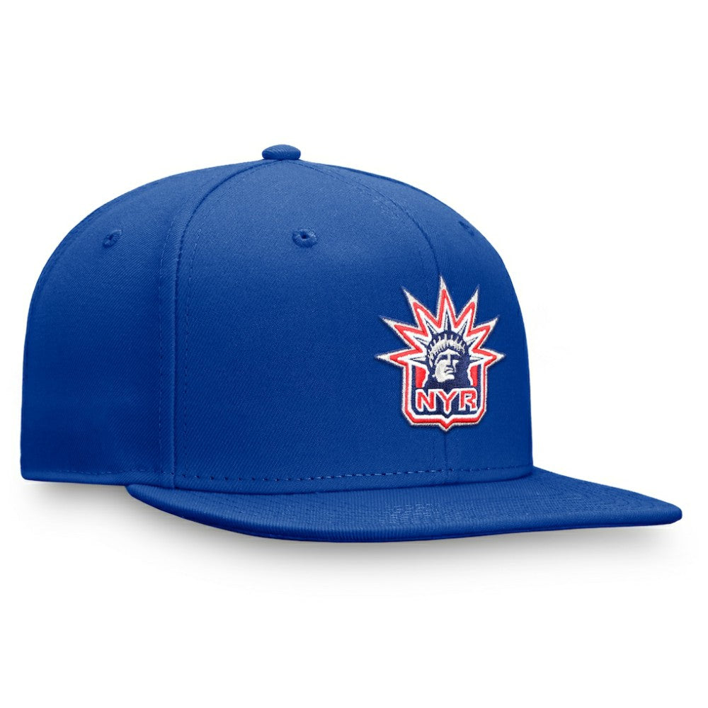 New York Rangers Fanatics Team Logo Fitted Hat - Royal - NHL 202682151
