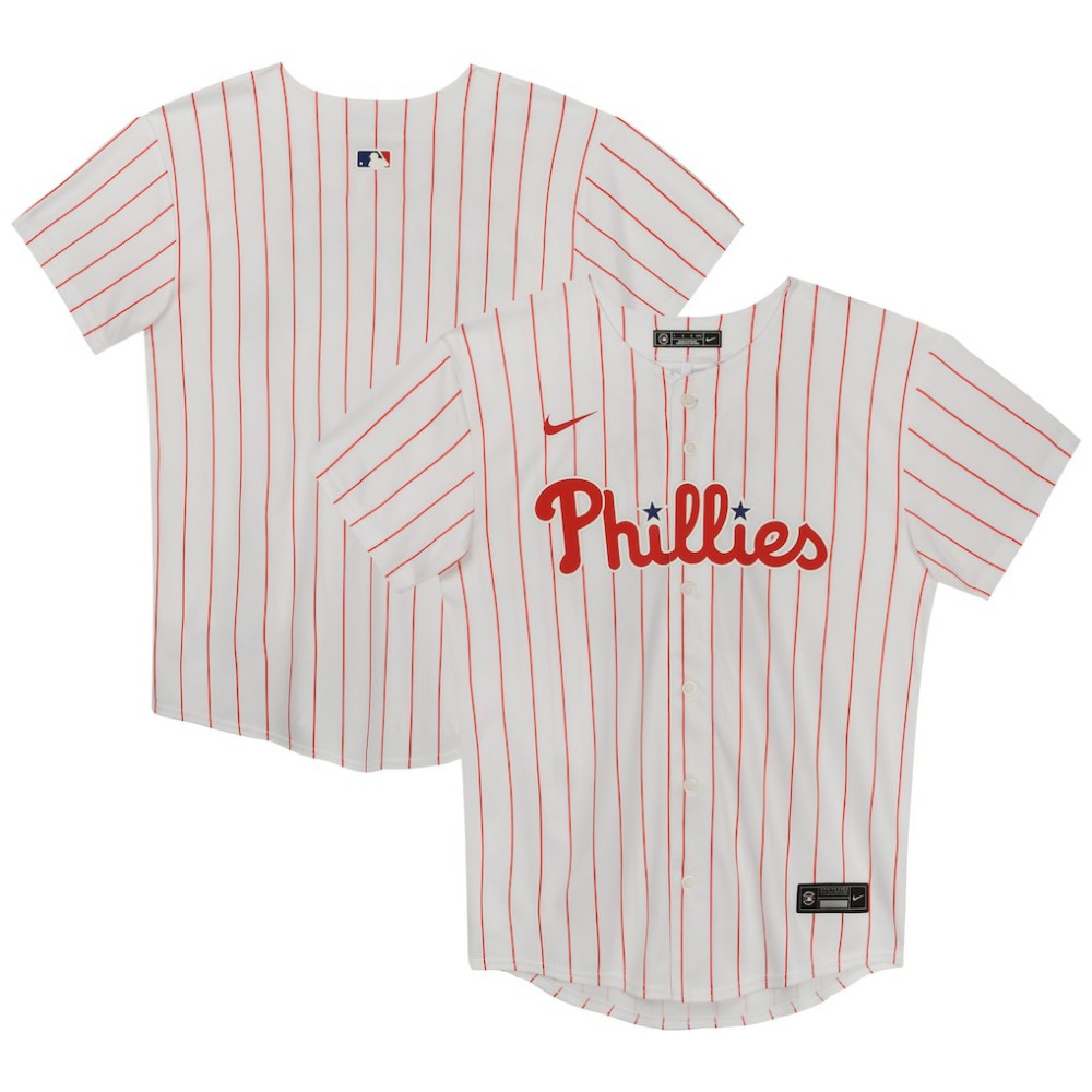 Philadelphia Phillies Nike Preschool Home Game Jersey - White - Nike Sale