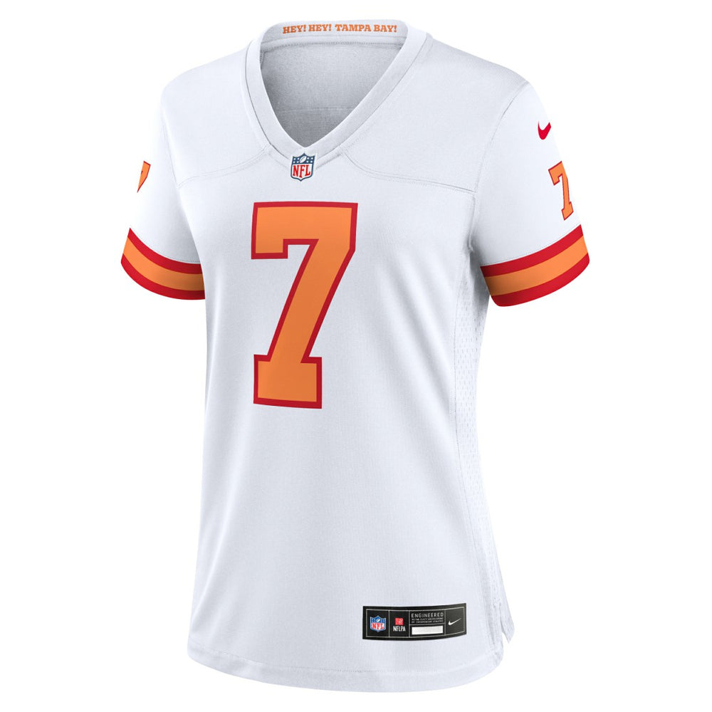 Nike Bucky Irving '76 Tampa Bay Buccaneers Women's Game Jersey White