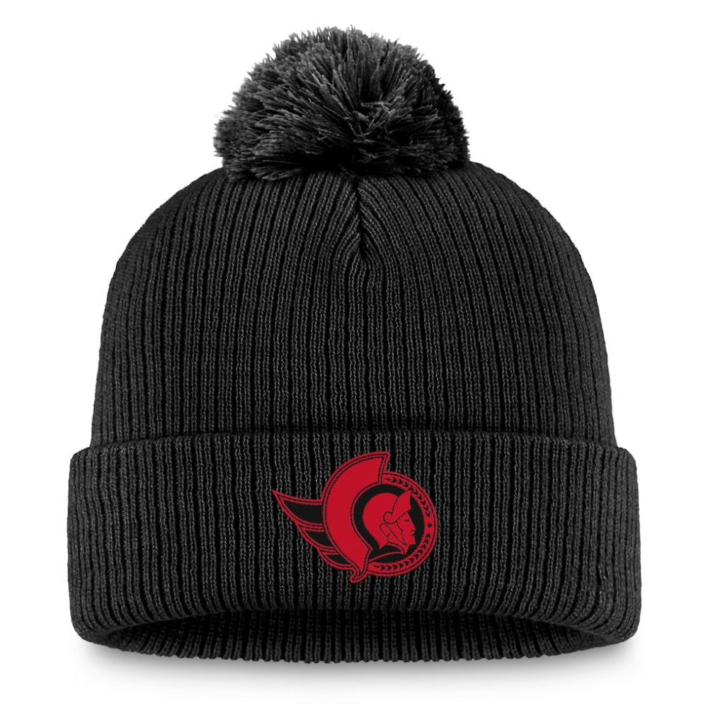 Ottawa Senators Fanatics Women's Cuffed Knit Hat with Pom - Black - NHL 202682320