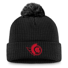 Ottawa Senators Fanatics Women's Cuffed Knit Hat with Pom - Black - NHL 202682320
