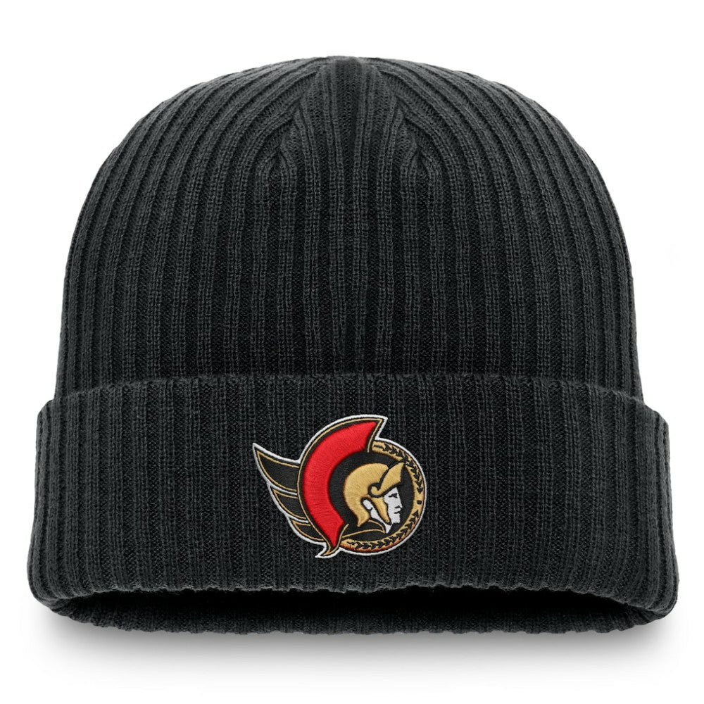 Ottawa Senators Fanatics Component Cuffed Knit Hat - Black - NHL 202682512