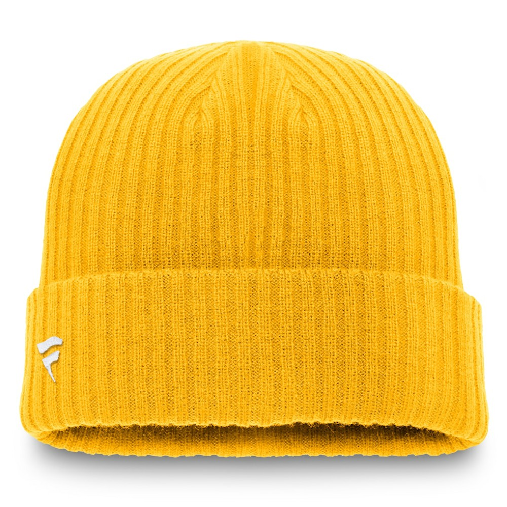 Nashville Predators Fanatics Component Cuffed Knit Hat - Gold - NHL 202682515