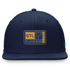 St. Louis Blues Fanatics Authentic Pro Training Camp Snapback Hat - Navy - NHL 202682622