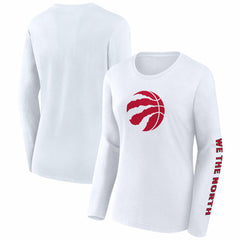 Toronto Raptors Women's Long Sleeve T-Shirt White | Fanatics US