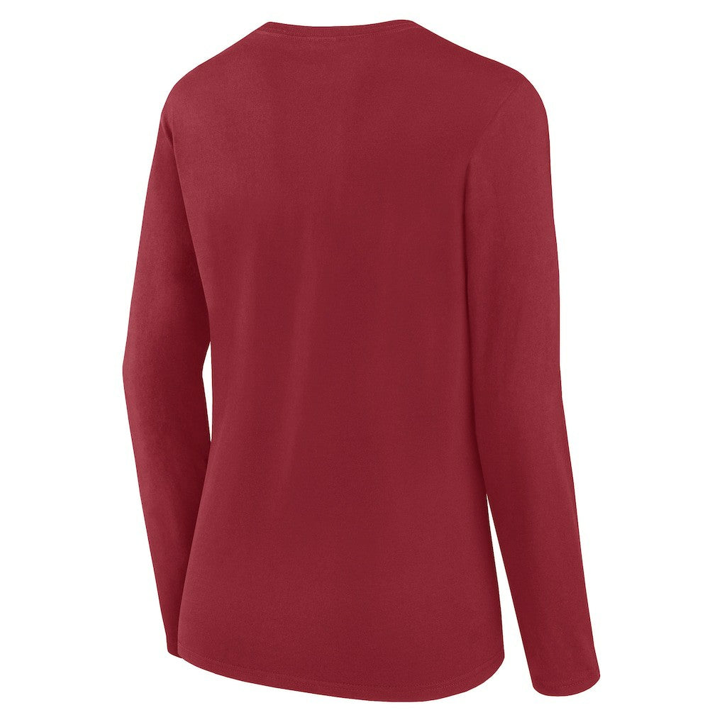 Fanatics Arizona Cardinals Women's Cheerleader Long Sleeve T-Shirt Cardinal