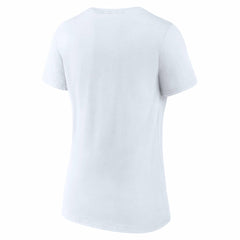 Milwaukee Bucks Women's Bench Warmer V-Neck T-Shirt White | Fanatics
