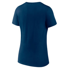 Seattle Kraken Fanatics Women's V-Neck T-Shirt - Deep Sea Blue - NHL 202683616