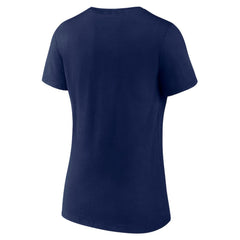Montreal Canadiens Fanatics Women's V-Neck T-Shirt - Navy - NHL 202683644