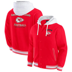 Fanatics Kansas City Chiefs Darius Rucker Collection Full-Snap Hoodie Jacket Red